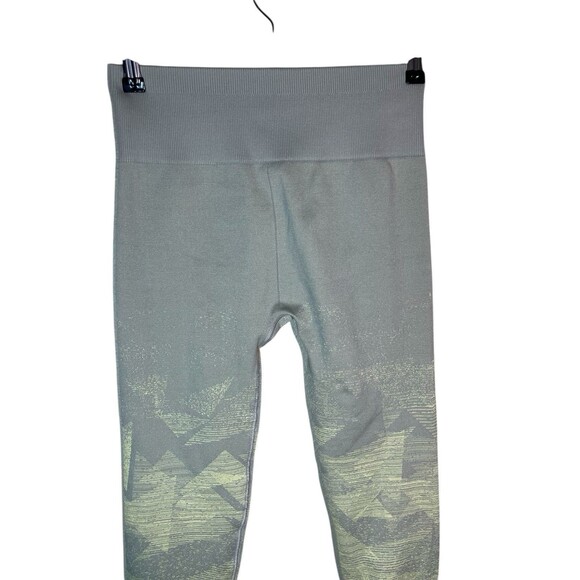 Gymshark Adapt Ombre Seamless Leggings Women's Size S Gray Yellow Workout Gym - Picture 5 of 15